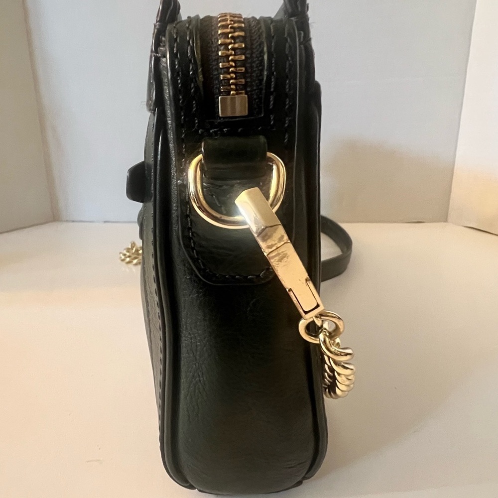 Authentic REBECCA MINKOFF Crosby Crossbody Bag Green Leather!!! - Picture 11 of 15